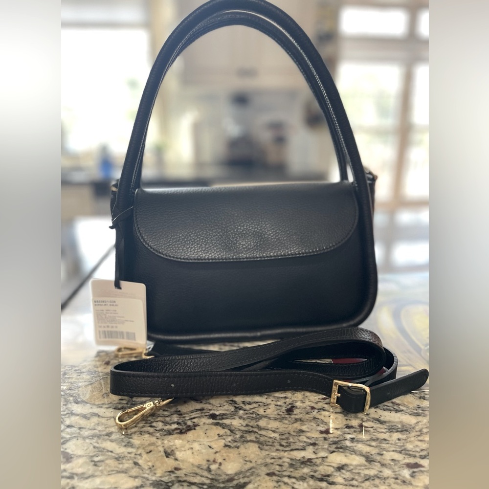 🇮🇹 Made In Italy 🇮🇹 2 Way Leather Bag NWT - Picture 1 of 8